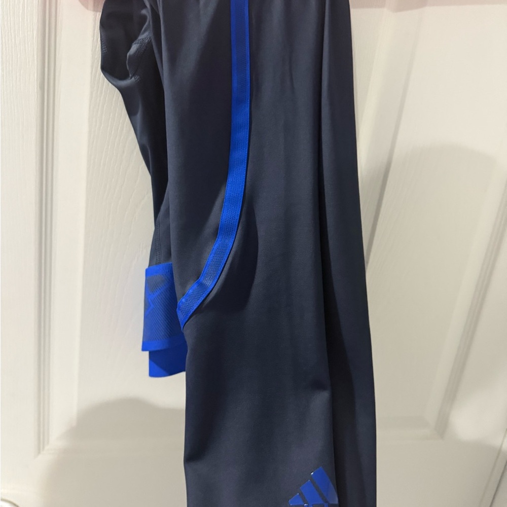 Adidas Navy and Royal Blue Track Pants